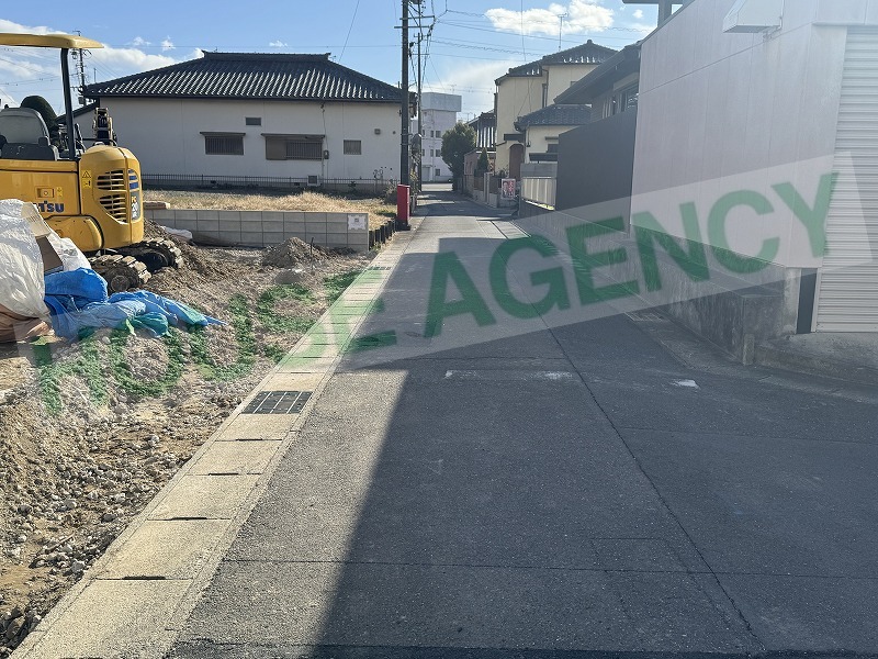 西側前面道路（幅員約3.64ｍ）