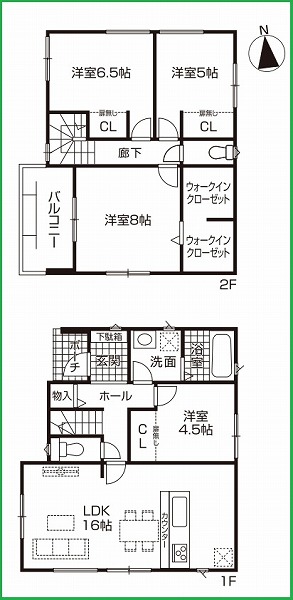 小牧市藤島 全２棟 １号棟