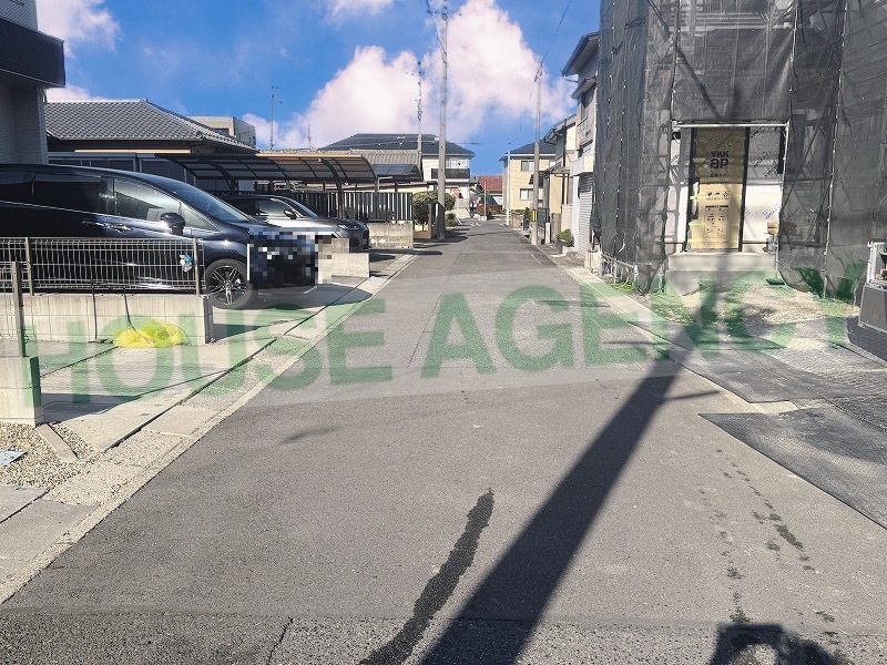 西側前面道路（幅員約4.5ｍ）