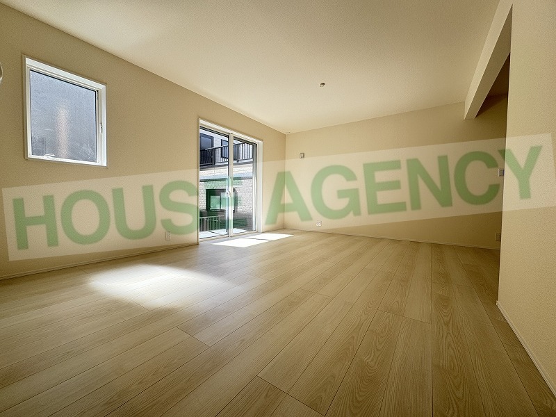 南向きのリビング(居間)