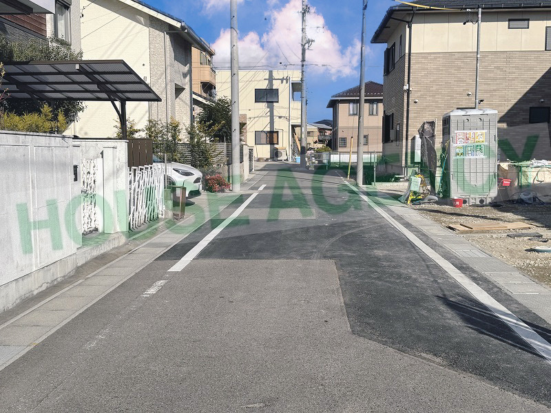 北側前面道路（幅員約4.990ｍ）