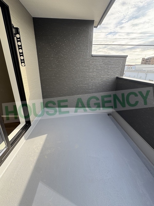 広々バルコニー